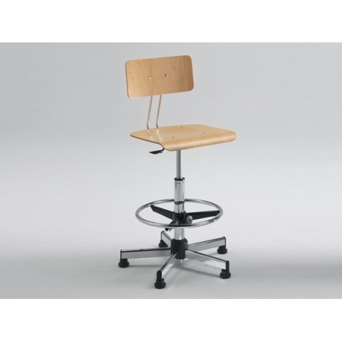 Sgabello con Schienale Disegnatore Professionale s