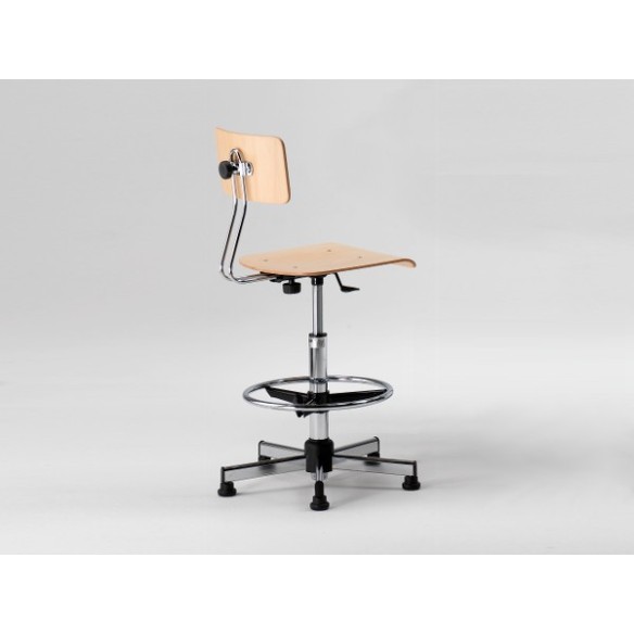 Sgabello con Schienale Disegnatore Professionale s