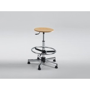 Sgabello Disegnatore Professionale seduta in legno