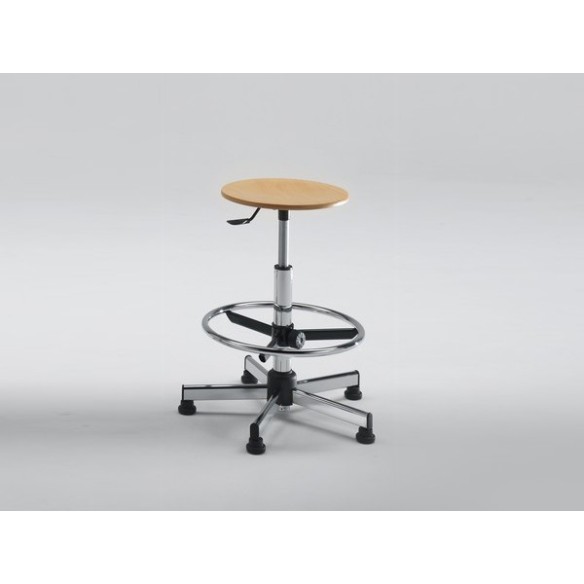Sgabello Disegnatore Professionale seduta in legno
