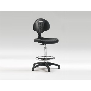 Sgabello Professionale con seduta e schienale in p