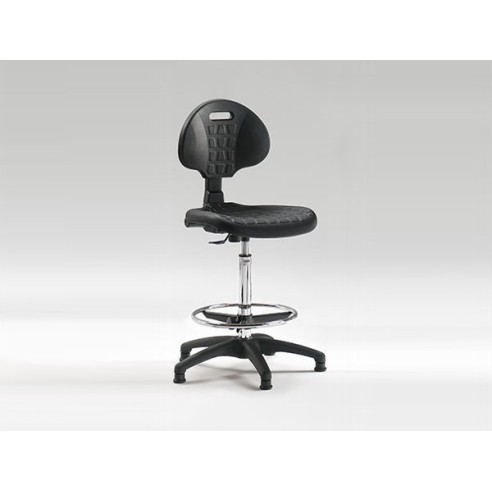 Sgabello Professionale con seduta e schienale in p