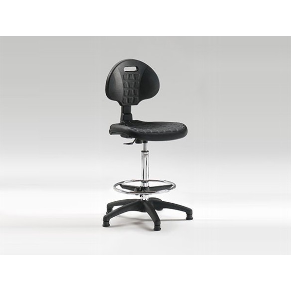 Sgabello Professionale con seduta e schienale in p